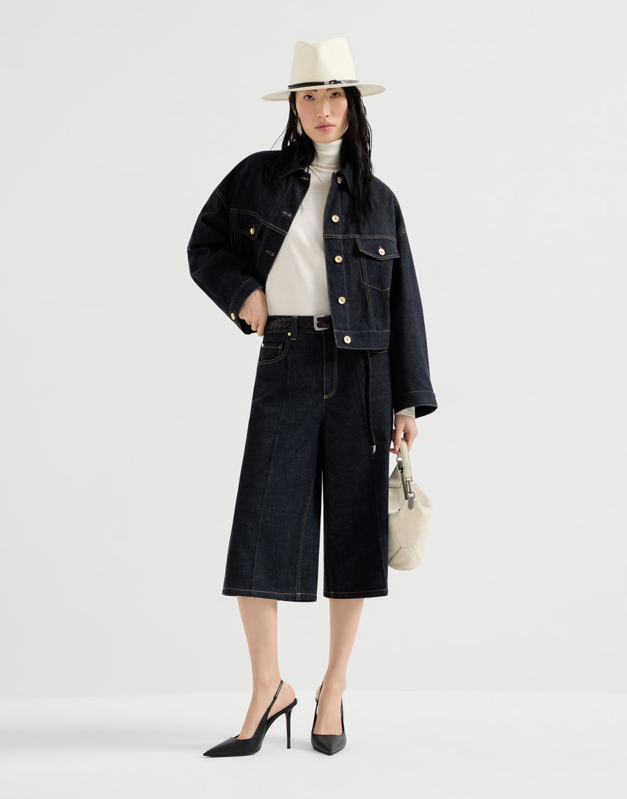 Cashmere and silk sweater White Woman - Brunello Cucinelli