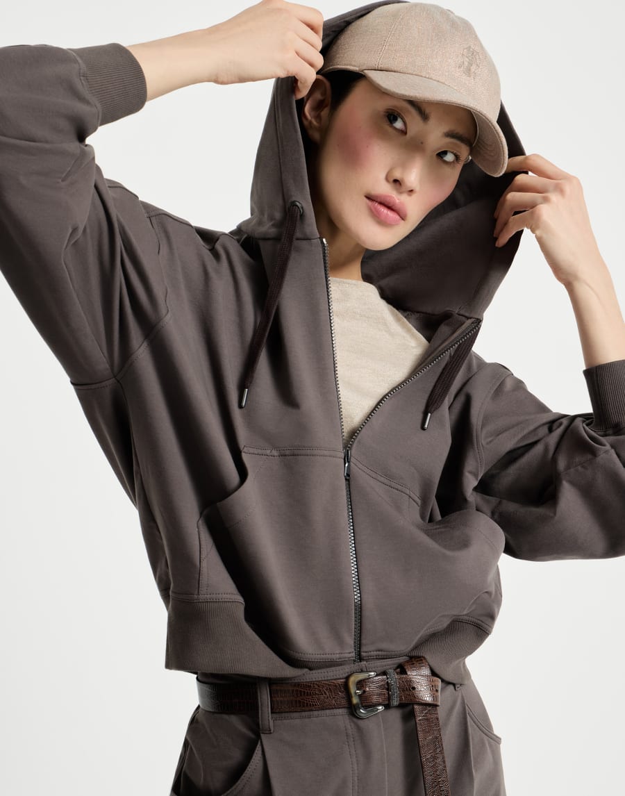 Topwear con ricamo Marrone Donna - Brunello Cucinelli