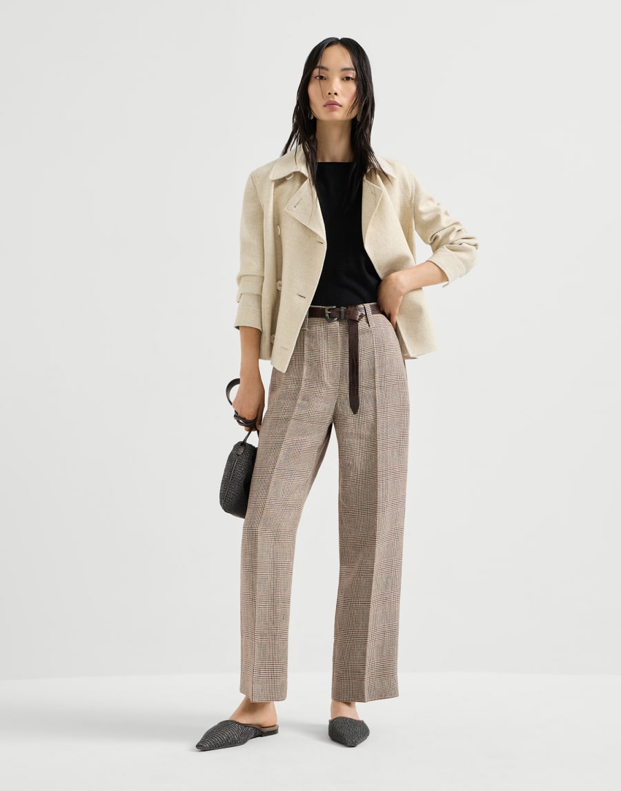 Cashmere and silk Sparkling sweater Black Woman - Brunello Cucinelli