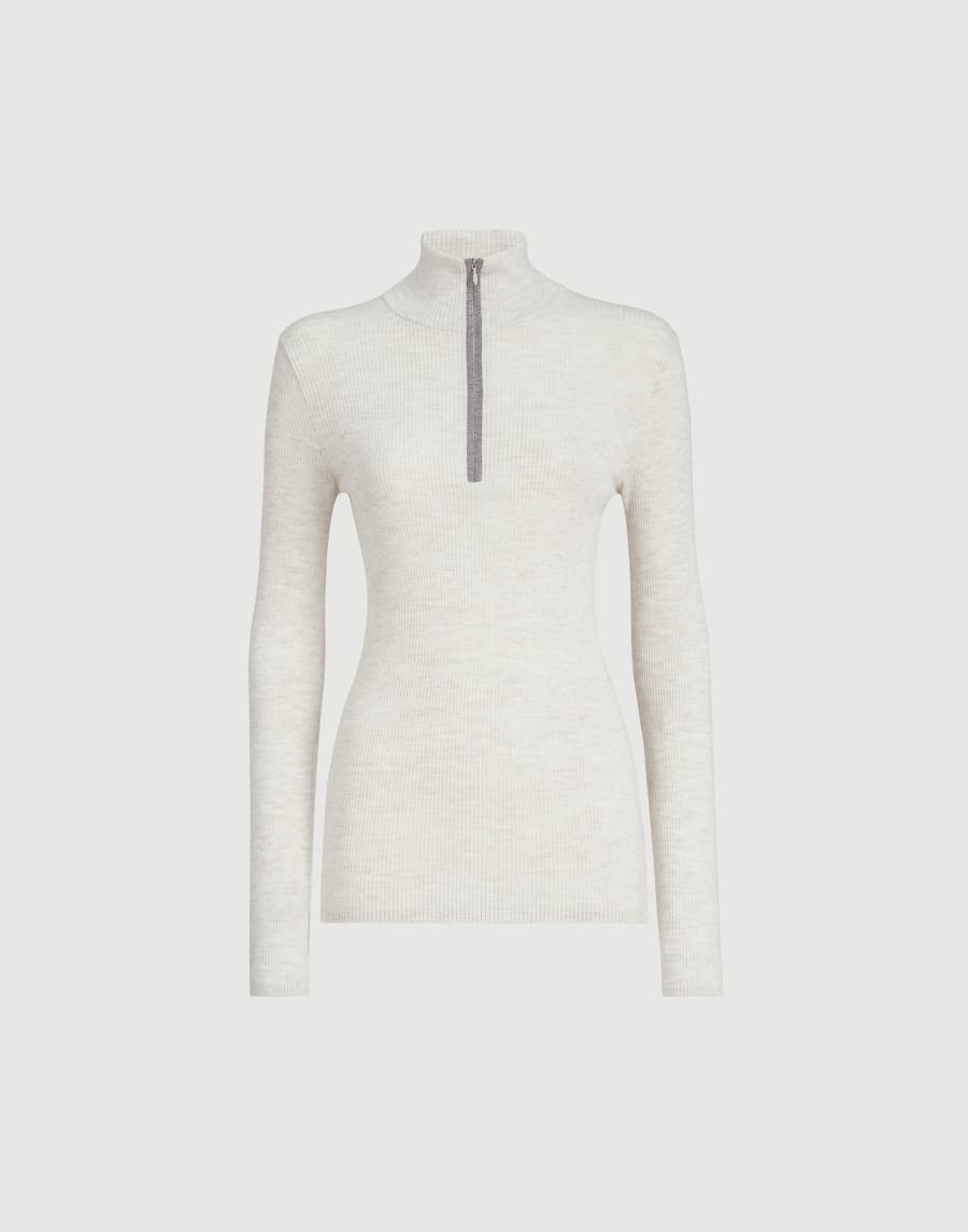 Virgin wool and cashmere sweater Pearl Woman - Brunello Cucinelli