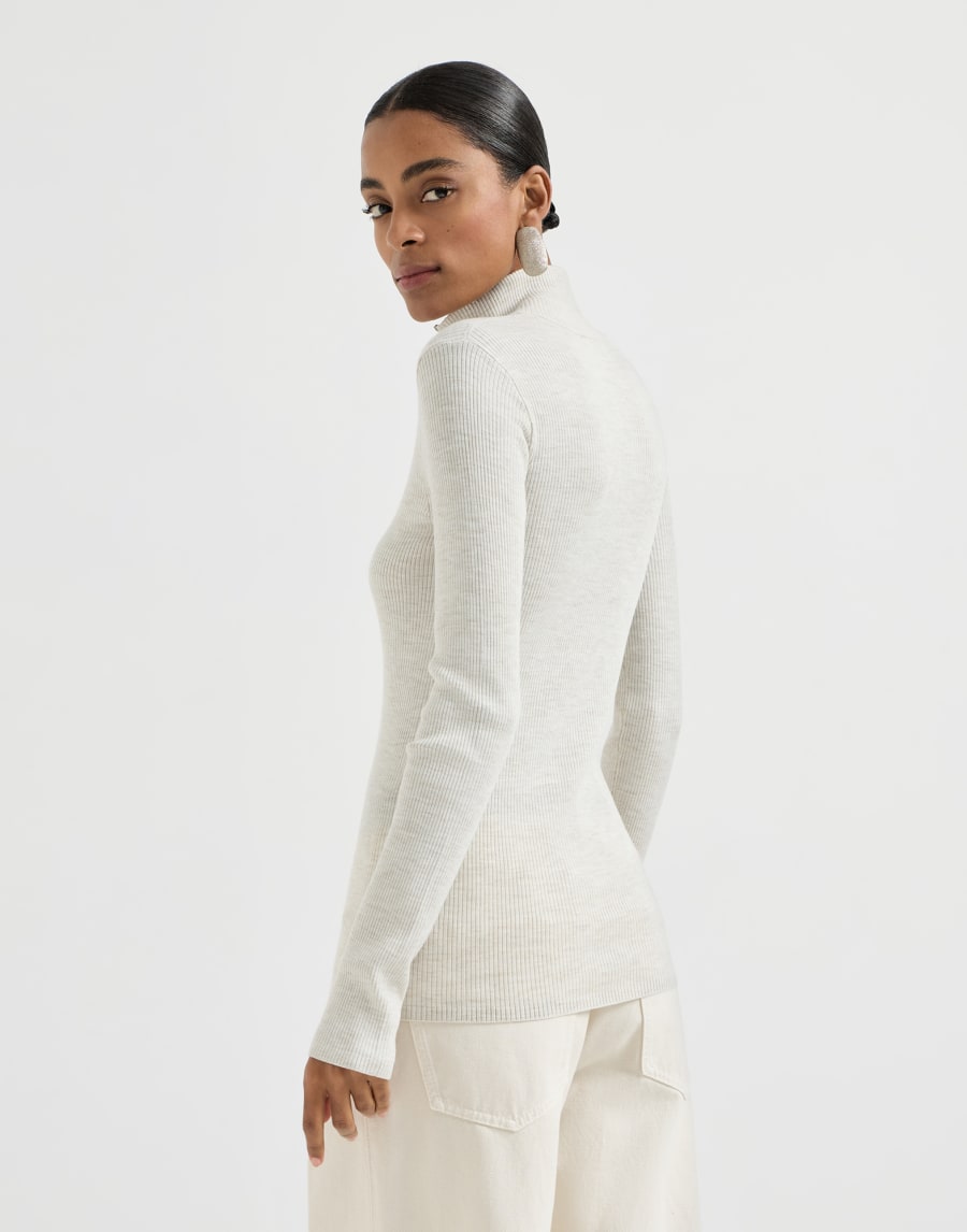 Virgin wool and cashmere sweater Pearl Woman - Brunello Cucinelli