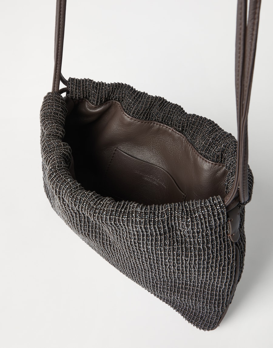 라이딩 가죽 소프트 클러치 백 블랙 여성 - Brunello Cucinelli