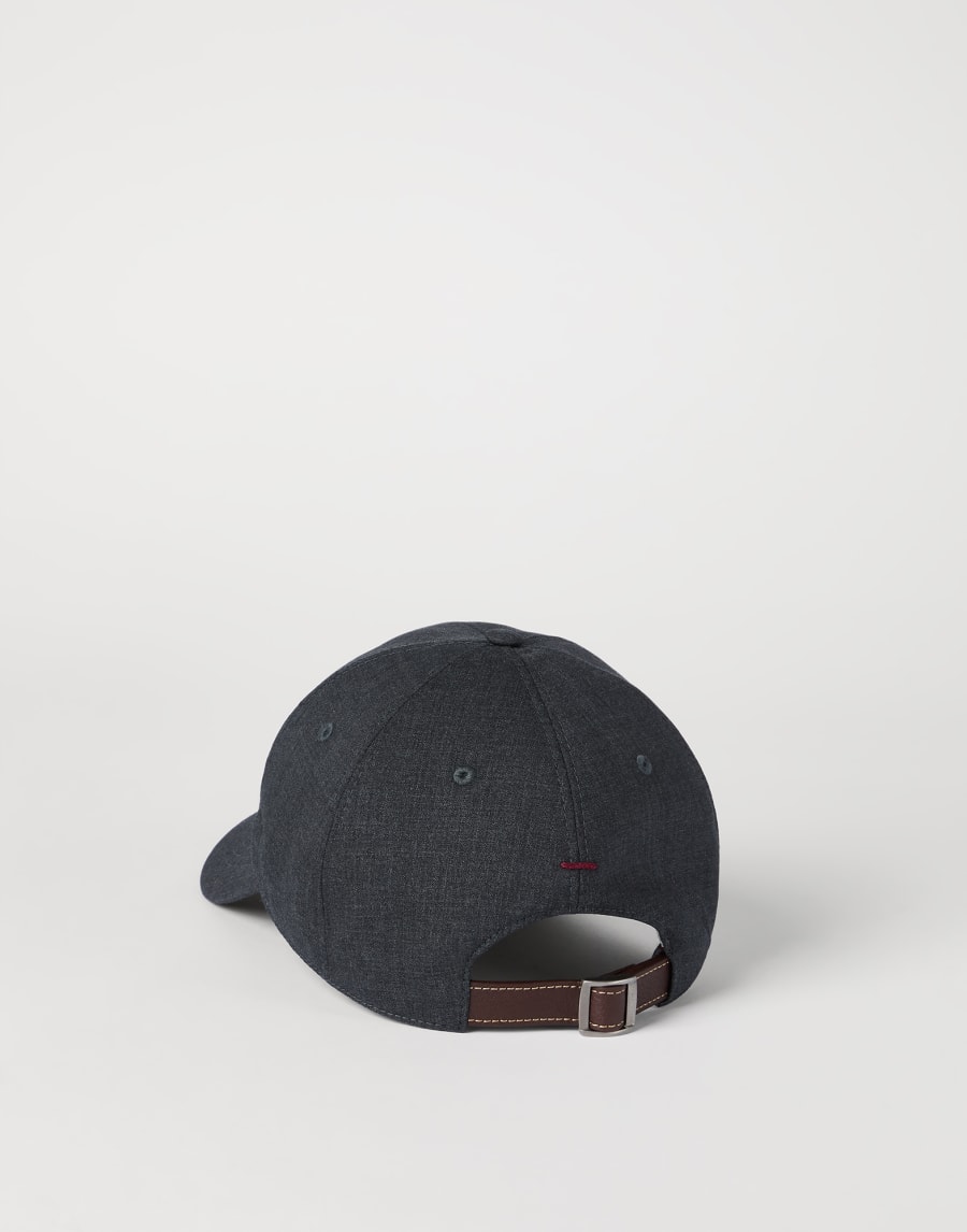 Fresco baseball cap Anthracite Man - Brunello Cucinelli