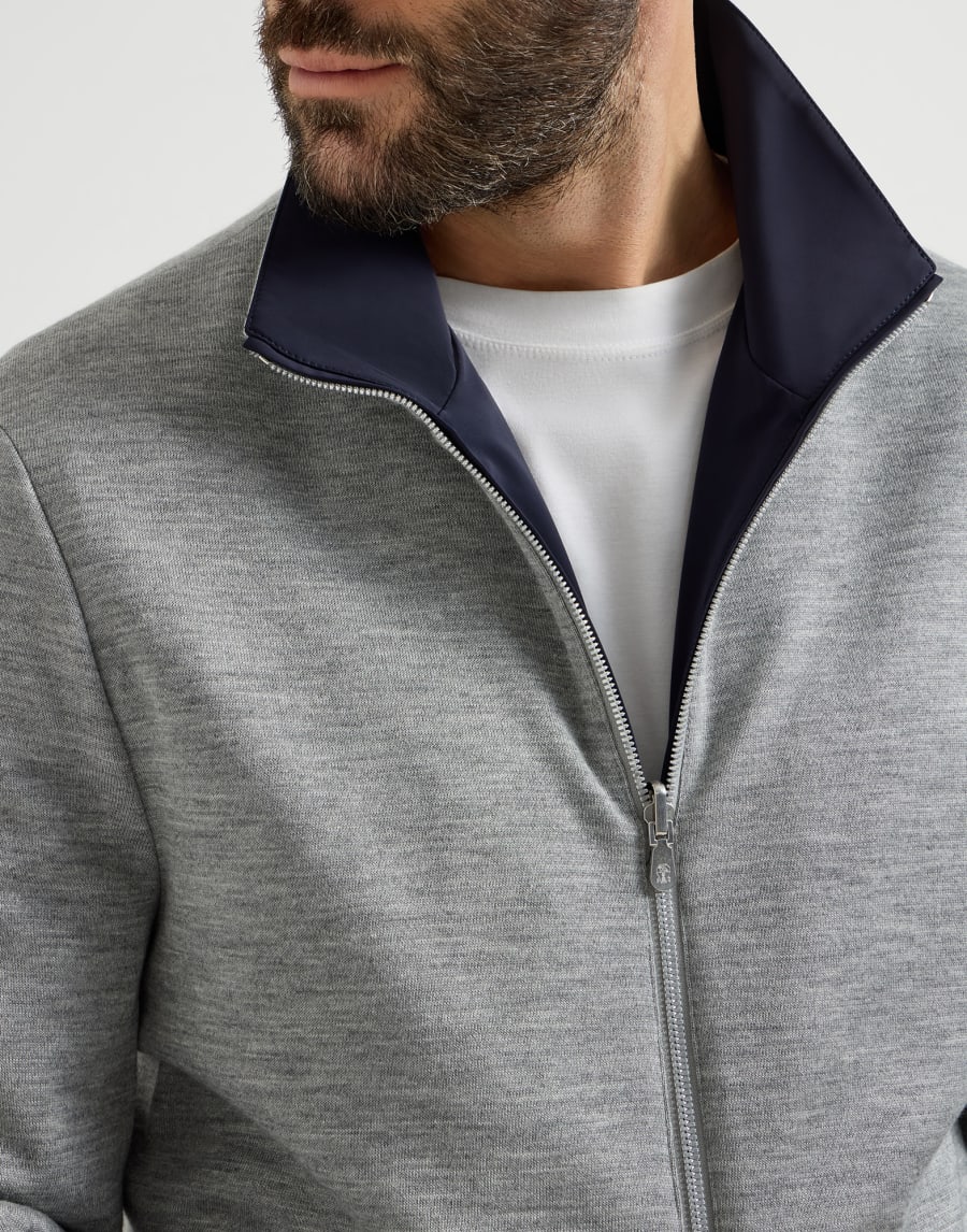 Giubbino reversibile Blu Navy Uomo - Brunello Cucinelli