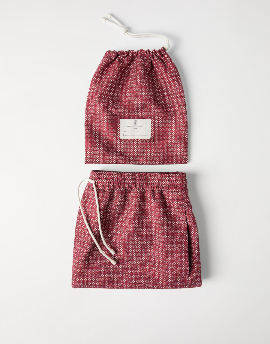 Nylon swim shorts Cherry Man - Brunello Cucinelli