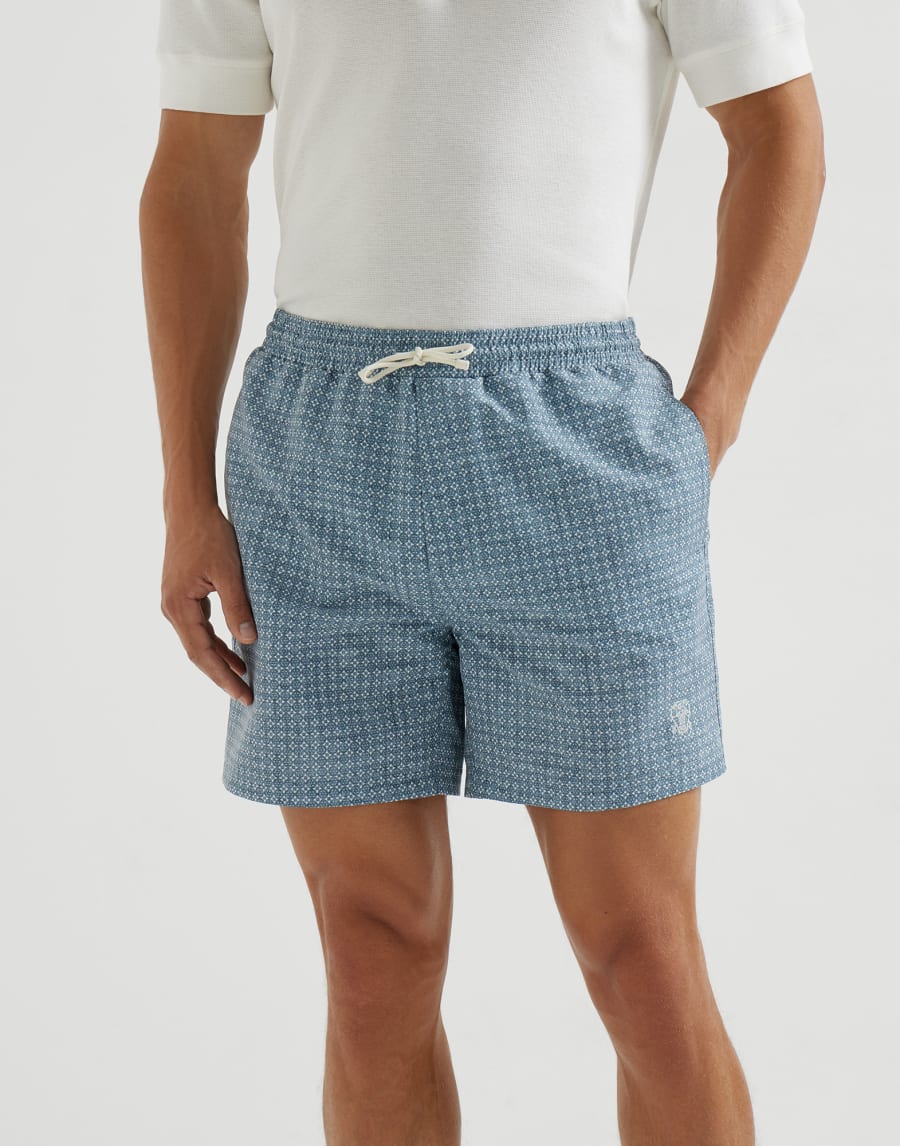 Nylon swim shorts Slate Man - Brunello Cucinelli