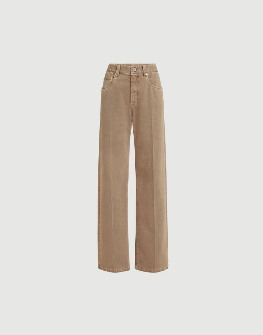 Contemporary Loose trousers Light Brown Woman - Brunello Cucinelli