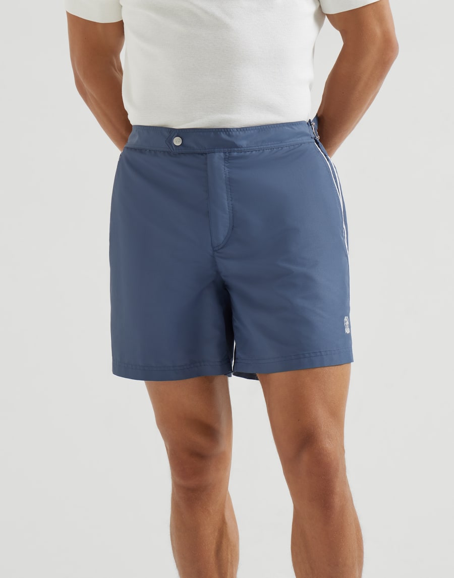 Nylon swim shorts Denim Man - Brunello Cucinelli