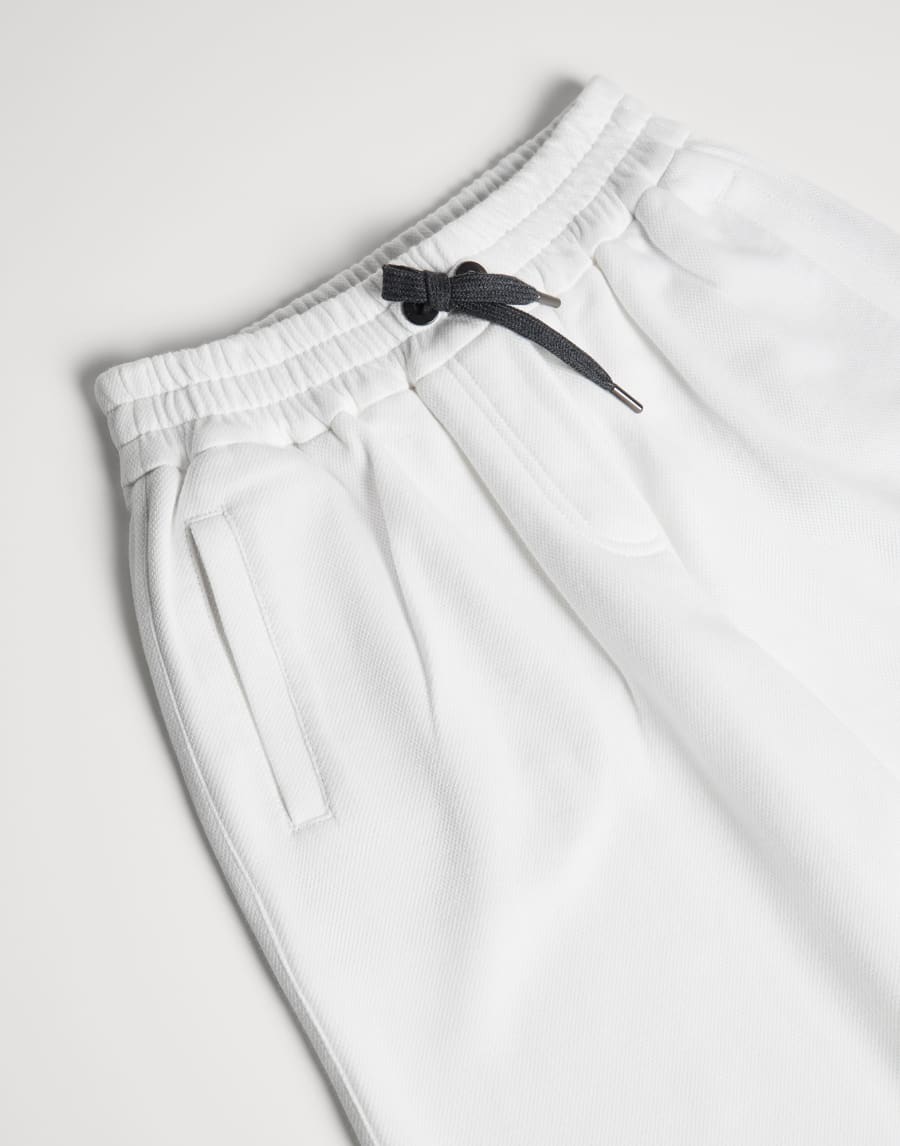 Pique Track trousers Off-White Girls - Brunello Cucinelli