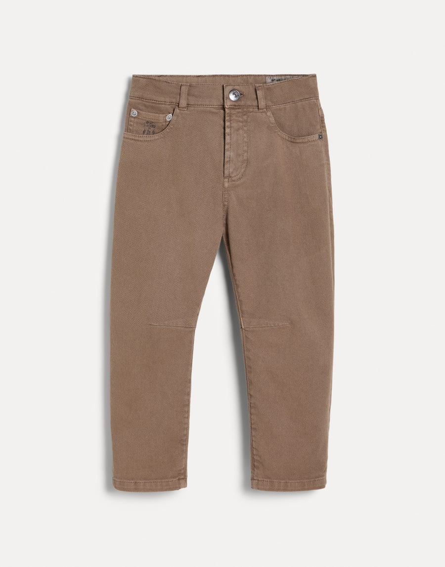 Five-pocket trousers Brown Boys - Brunello Cucinelli