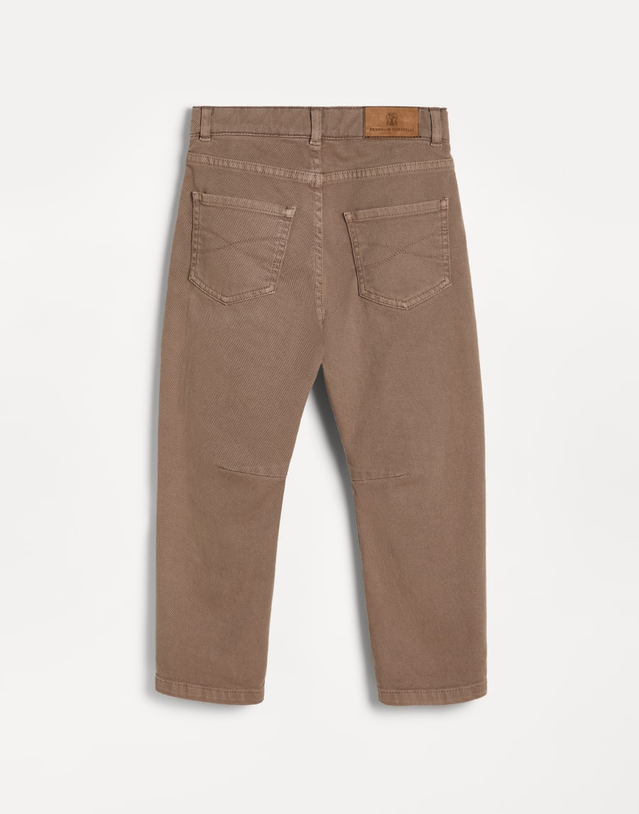 Five-pocket trousers Brown Boys - Brunello Cucinelli