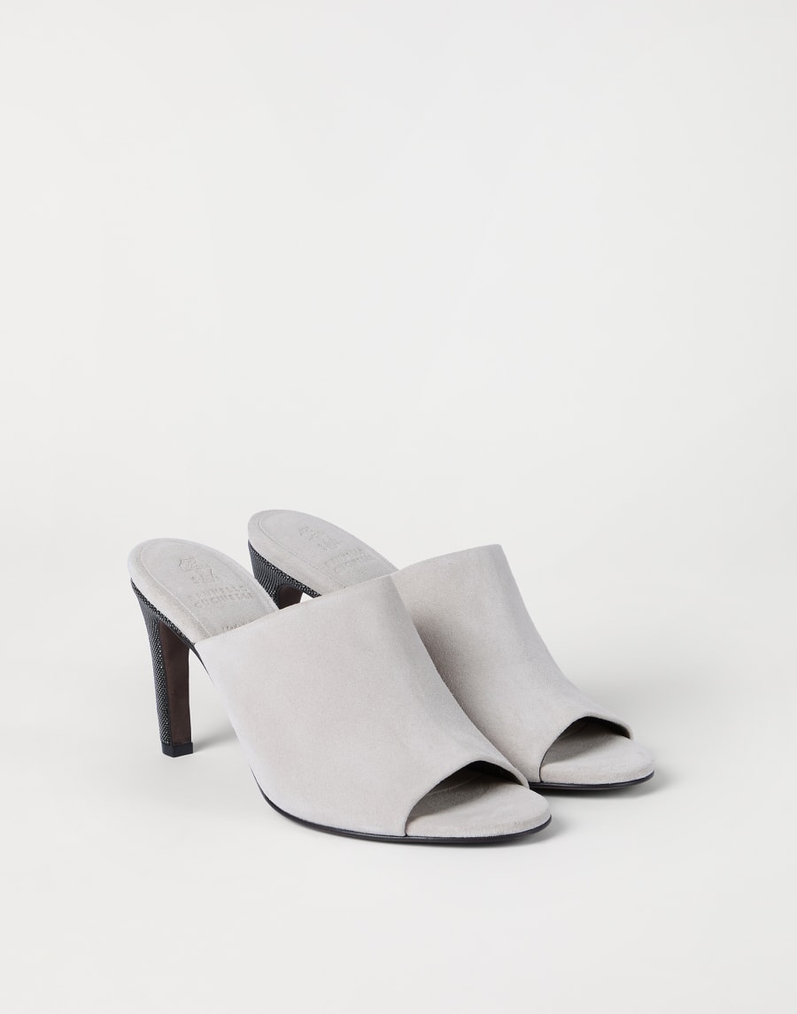 Suede heels Grey Woman - Brunello Cucinelli