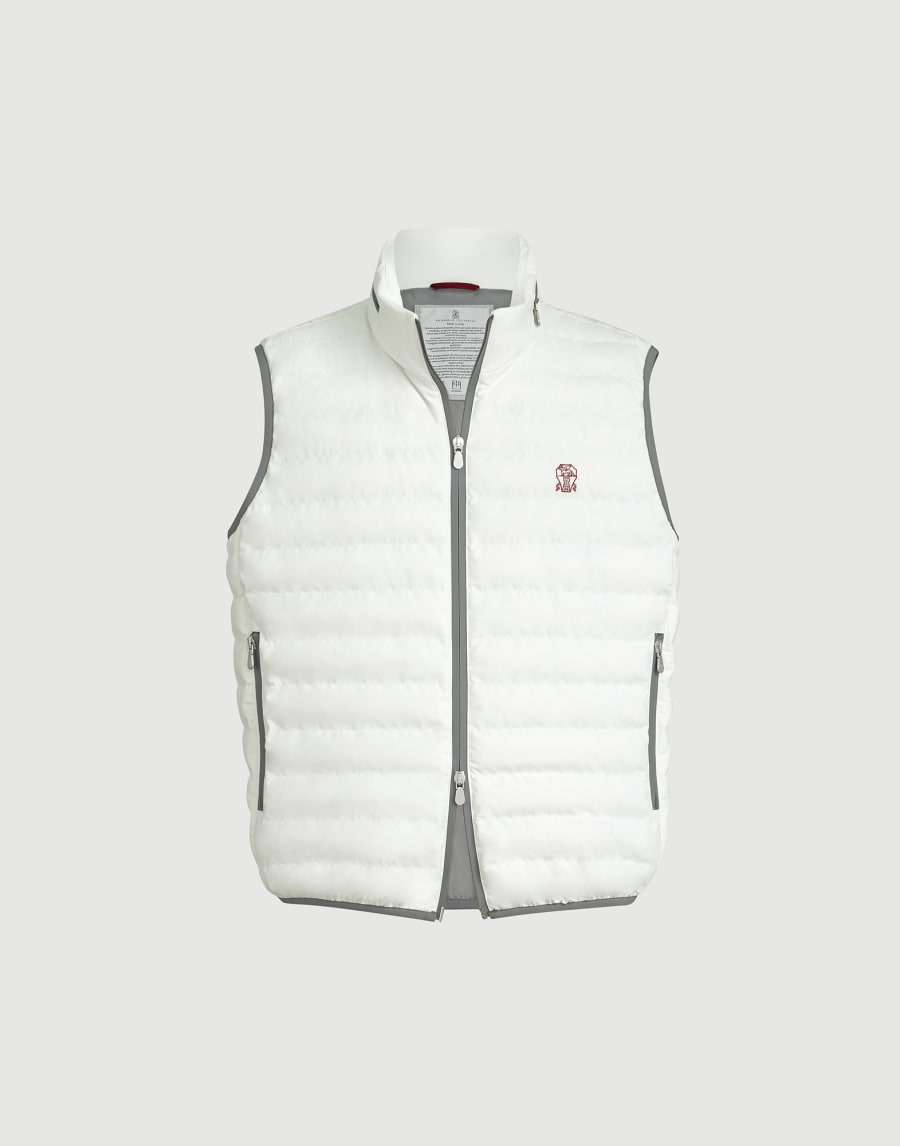Daunenweste aus Nylon Off-White Herren - Brunello Cucinelli