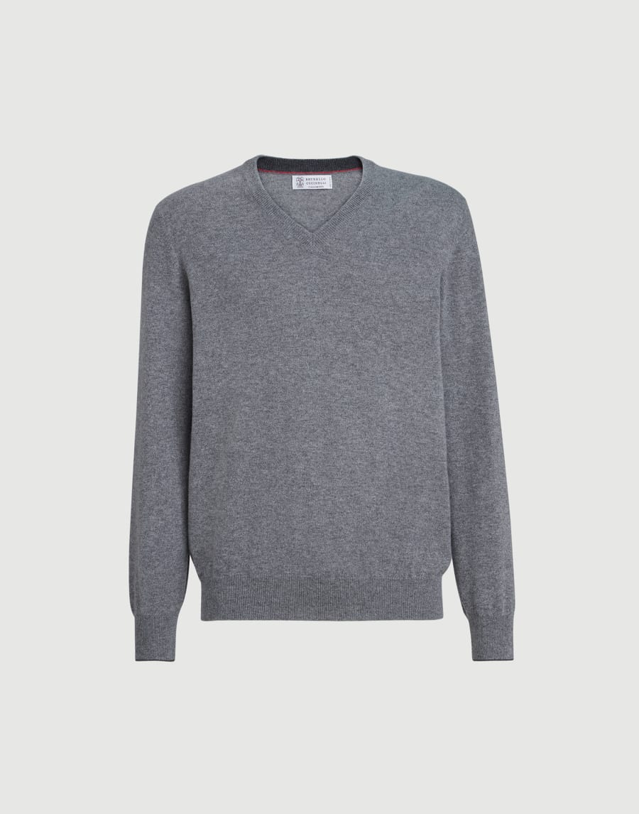 Cashmere sweater Dark Grey Man - Brunello Cucinelli