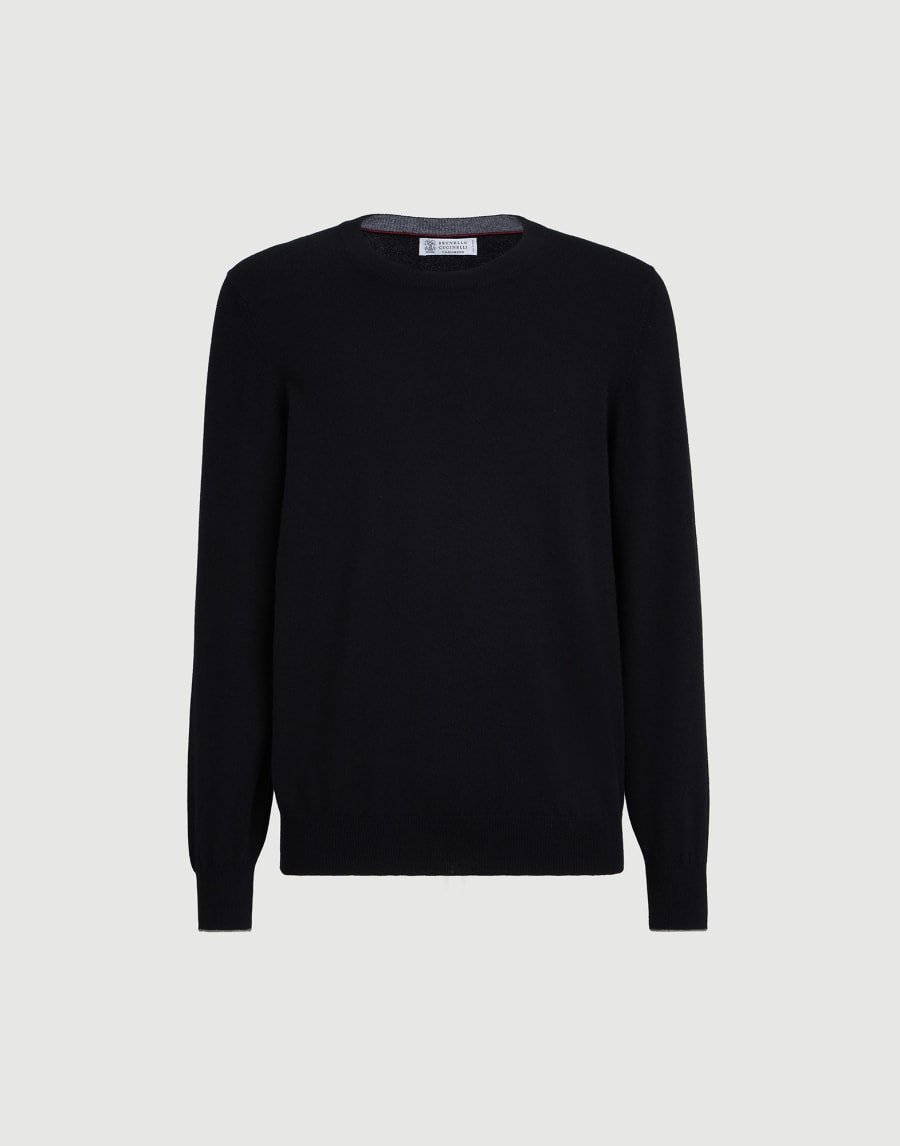 Cashmere sweater Black Man - Brunello Cucinelli