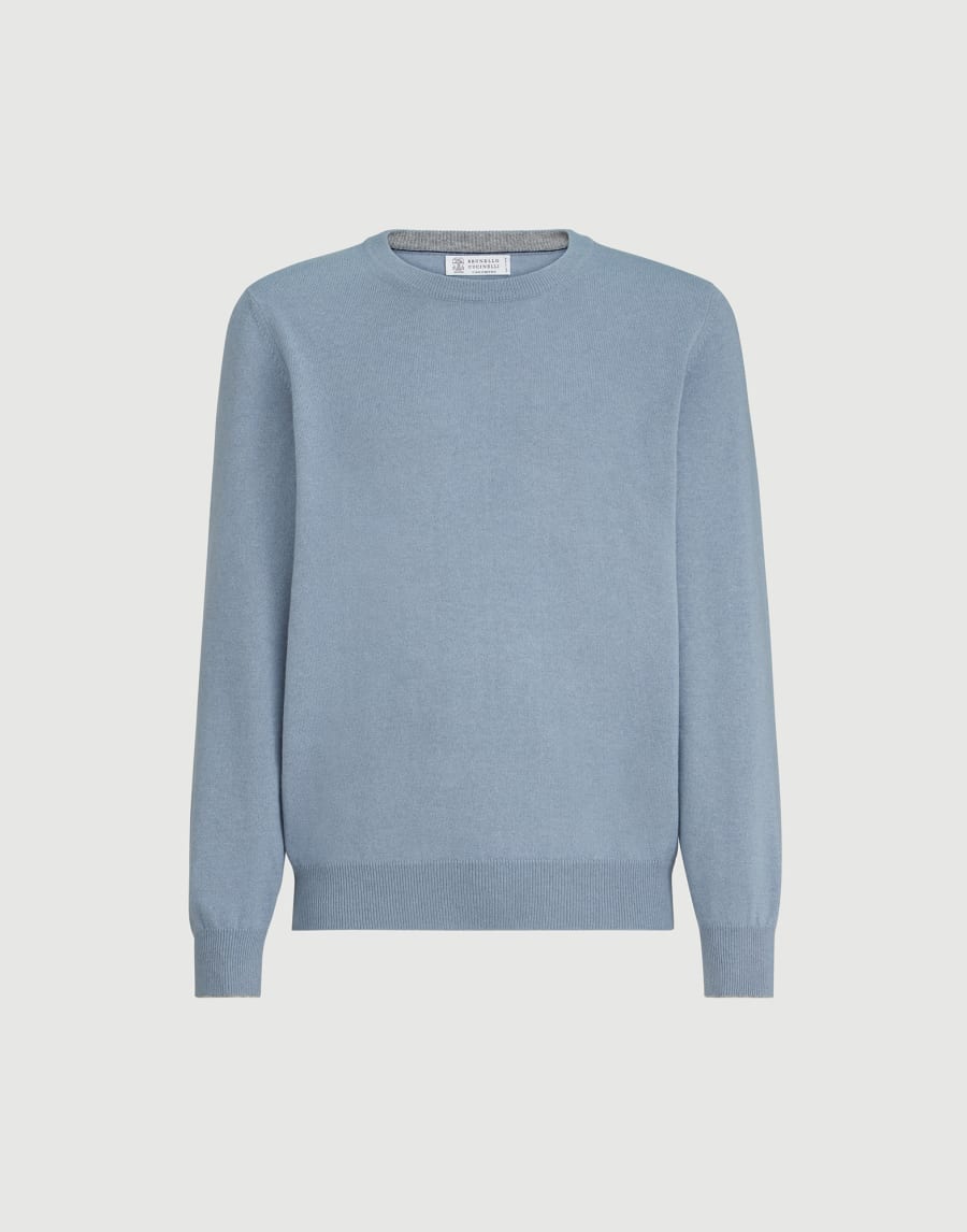 캐시미어 니트 슬레이트 그레이 남성 - Brunello Cucinelli