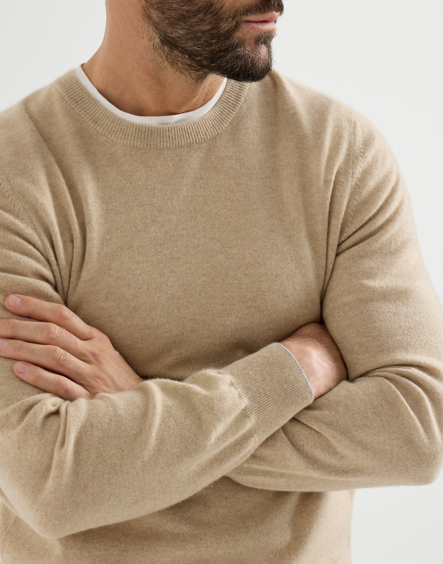 Cashmere sweater Brown Man - Brunello Cucinelli