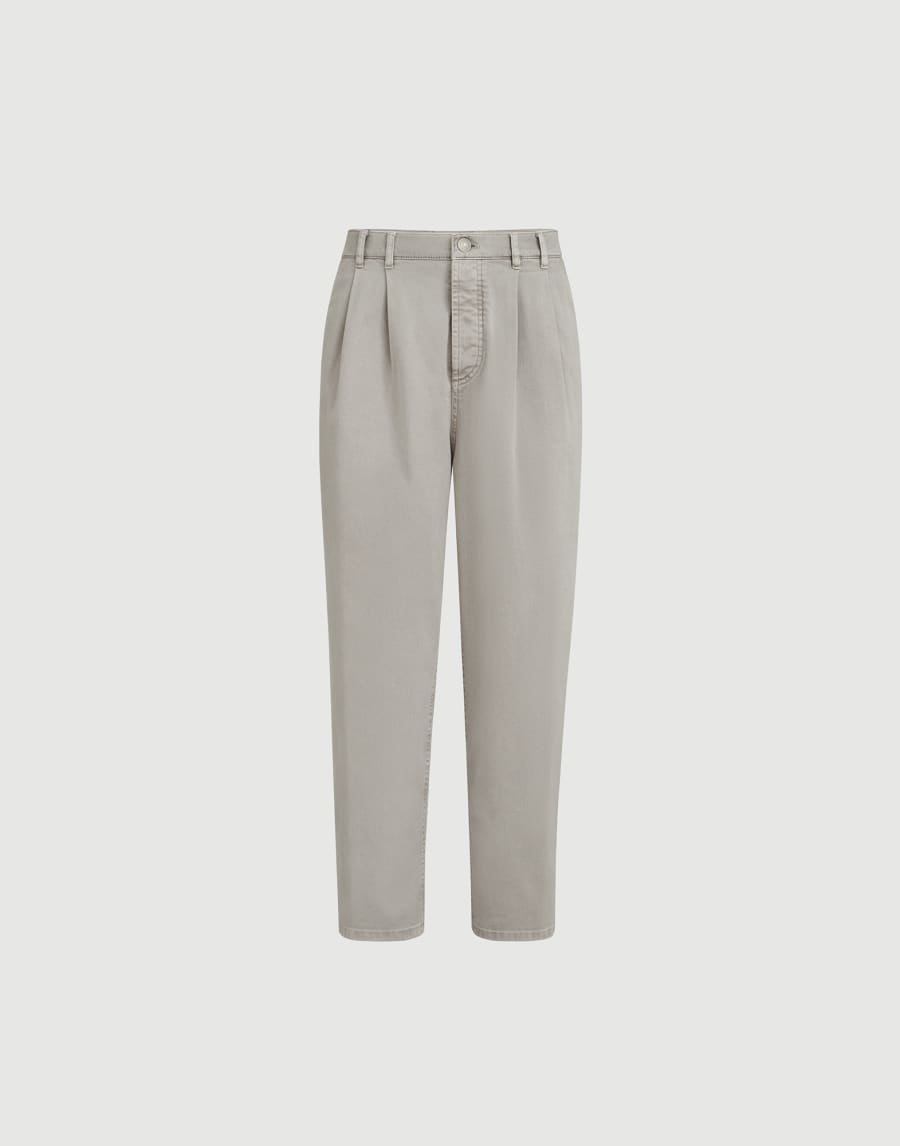 Lightweight denim trousers Mud Man - Brunello Cucinelli