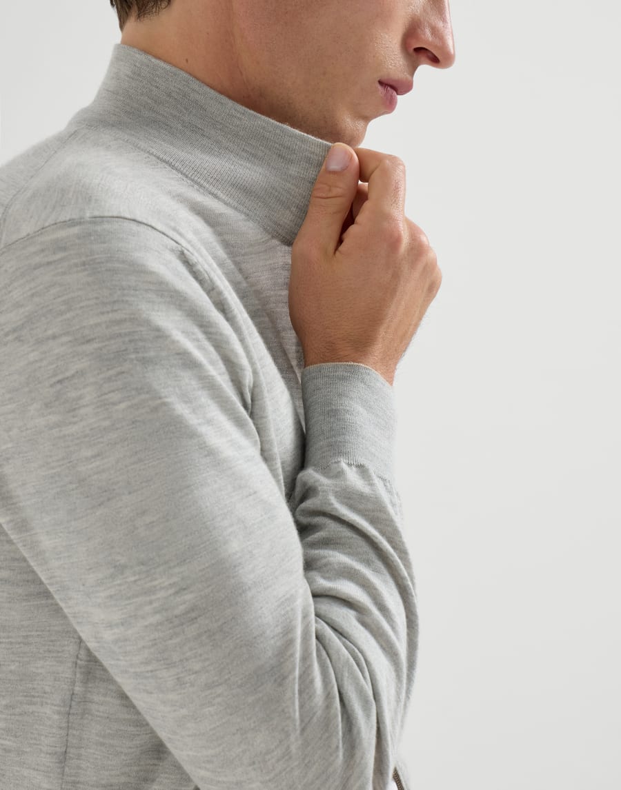 Cashmere and silk cardigan Pebble Man - Brunello Cucinelli