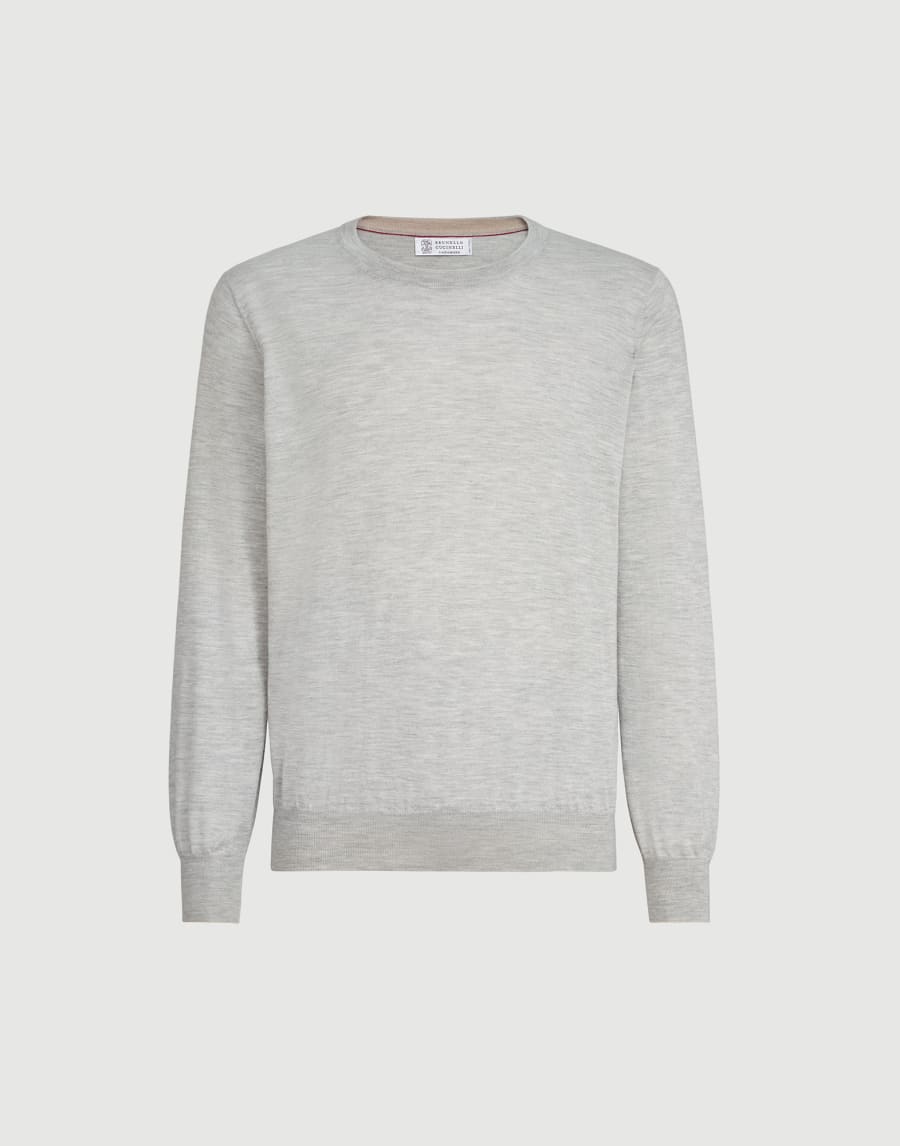 Cashmere and silk lightweight sweater Pebble Man - Brunello Cucinelli