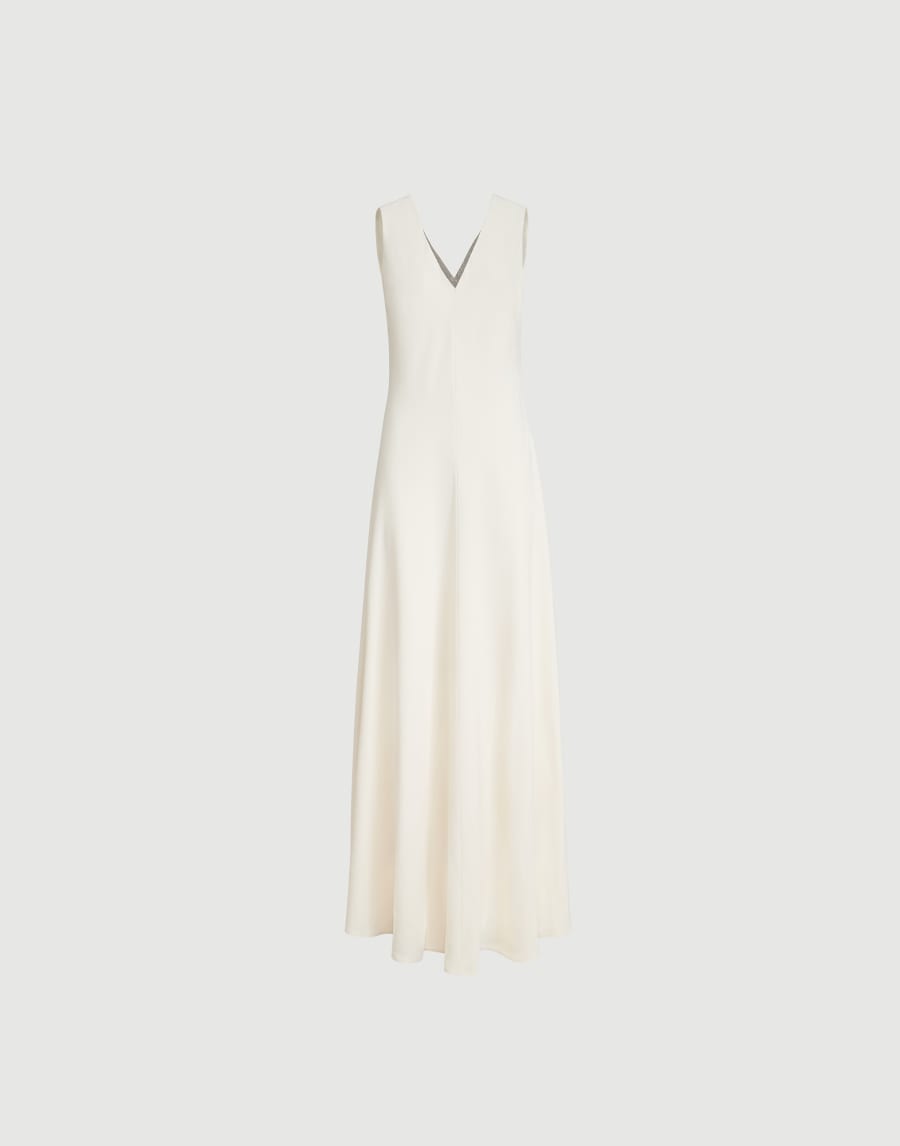 Fluid dress Chalk Woman - Brunello Cucinelli