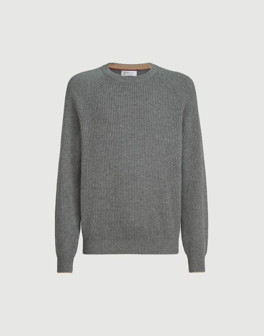 Cashmere sweater Dark Grey Man - Brunello Cucinelli