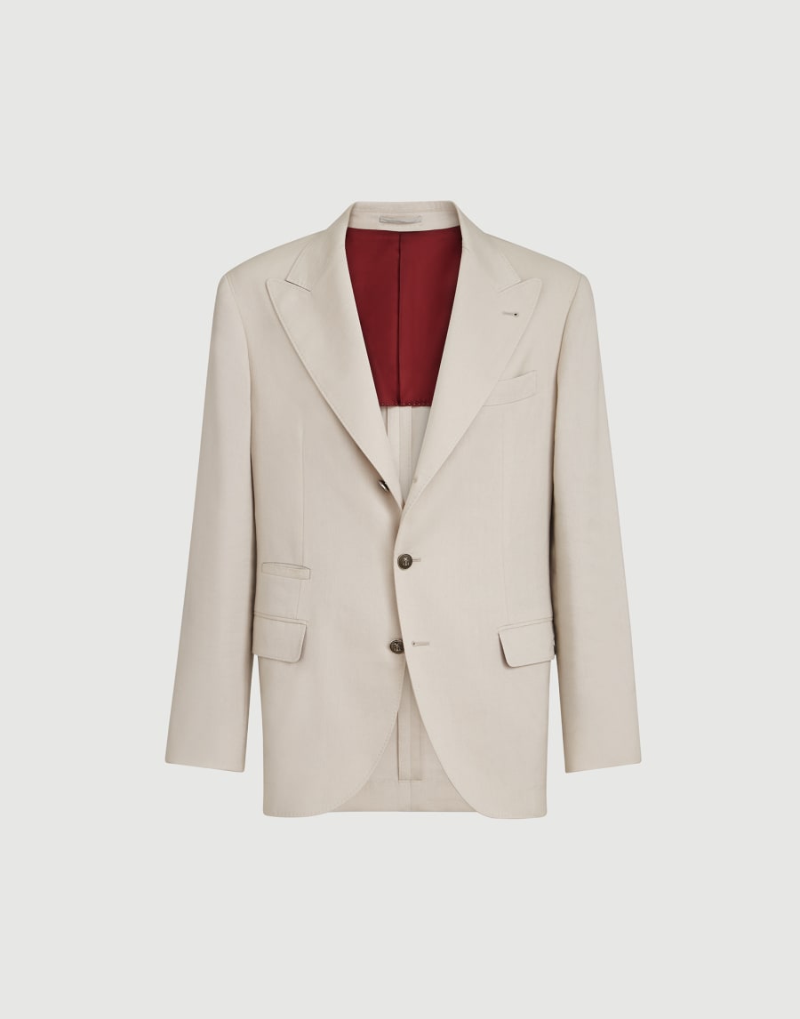 Blazer with peak lapel Buff Man - Brunello Cucinelli