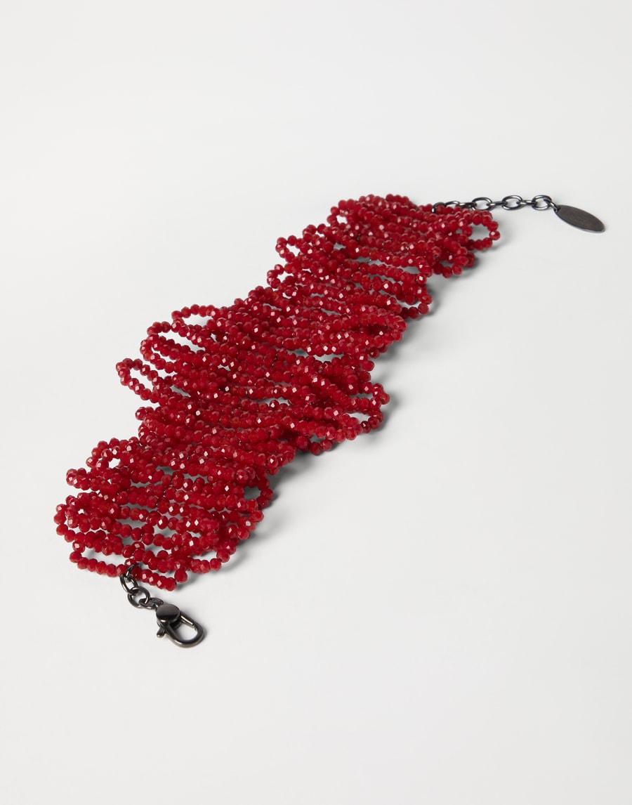 Sculptured leaf bracelet Red Woman - Brunello Cucinelli
