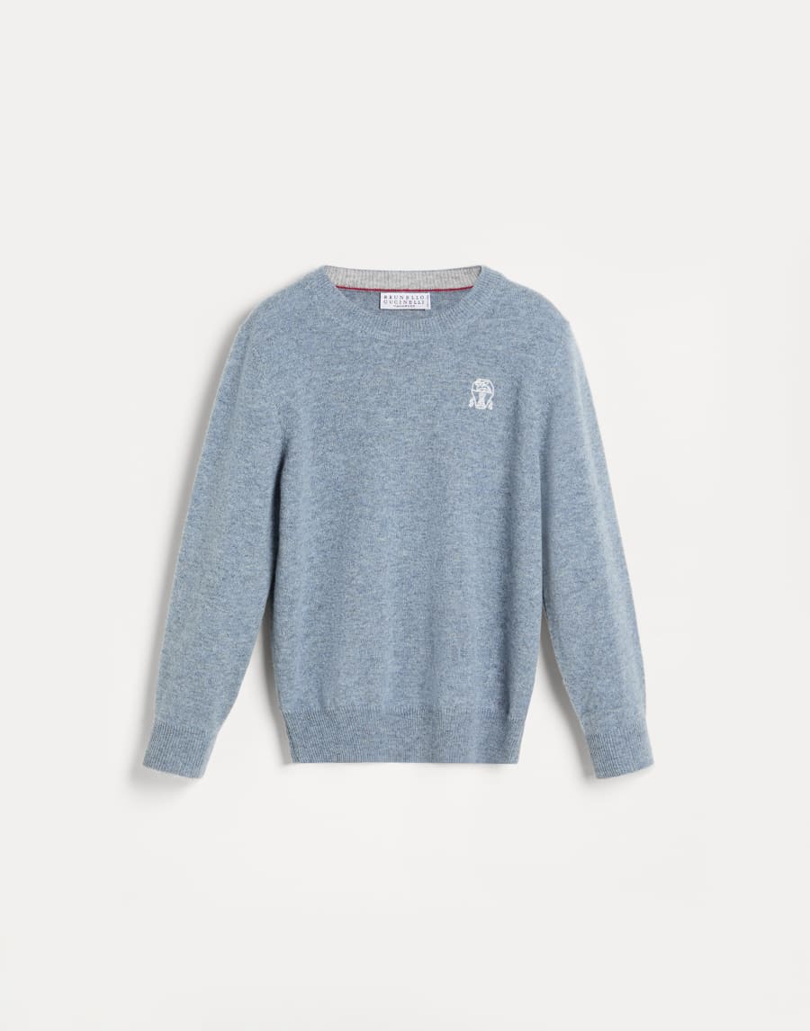Cashmere sweater Sky Blue Boys - Brunello Cucinelli