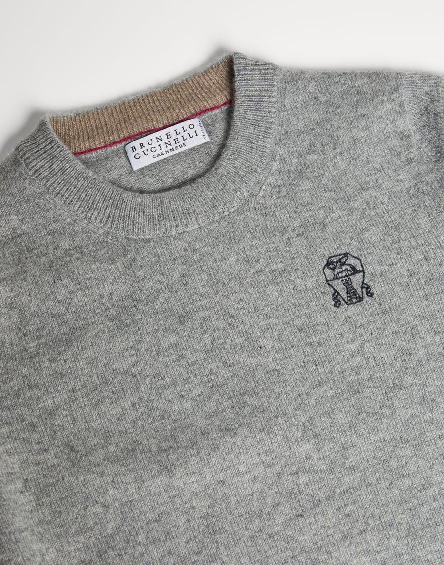 Cashmere sweater Dark Grey Boys - Brunello Cucinelli