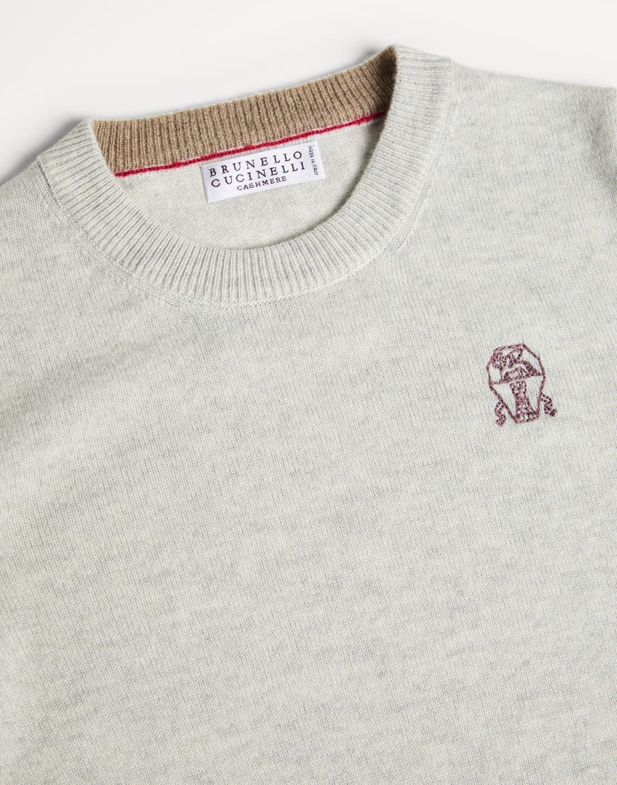 Cashmere sweater Light Grey Boys - Brunello Cucinelli