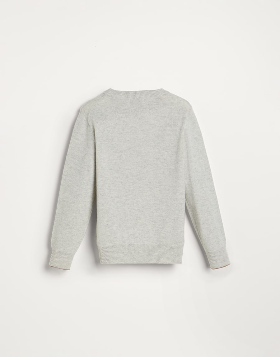 Cashmere sweater Light Grey Boys - Brunello Cucinelli