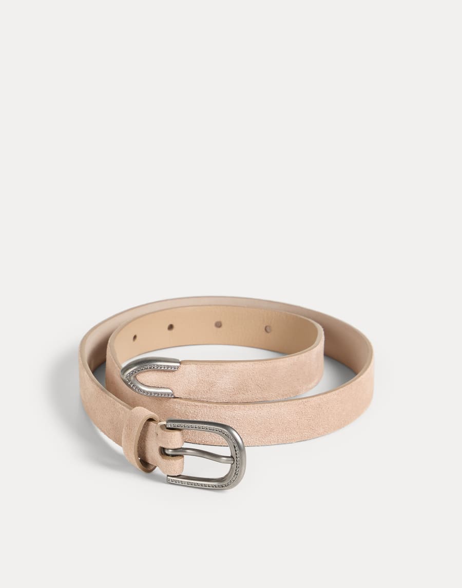 Suede belt Buff Girls - Brunello Cucinelli