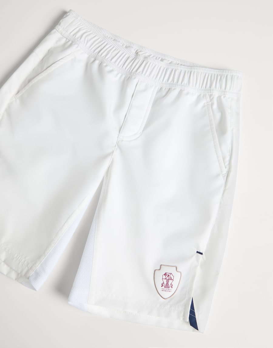 Nylon Bermuda shorts White Boys - Brunello Cucinelli