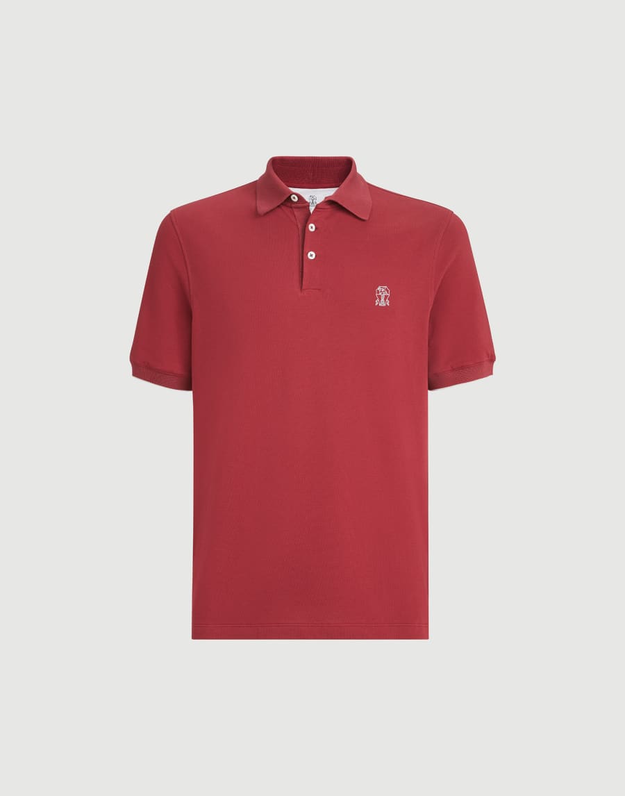 Piqué polo shirt Cherry Man - Brunello Cucinelli