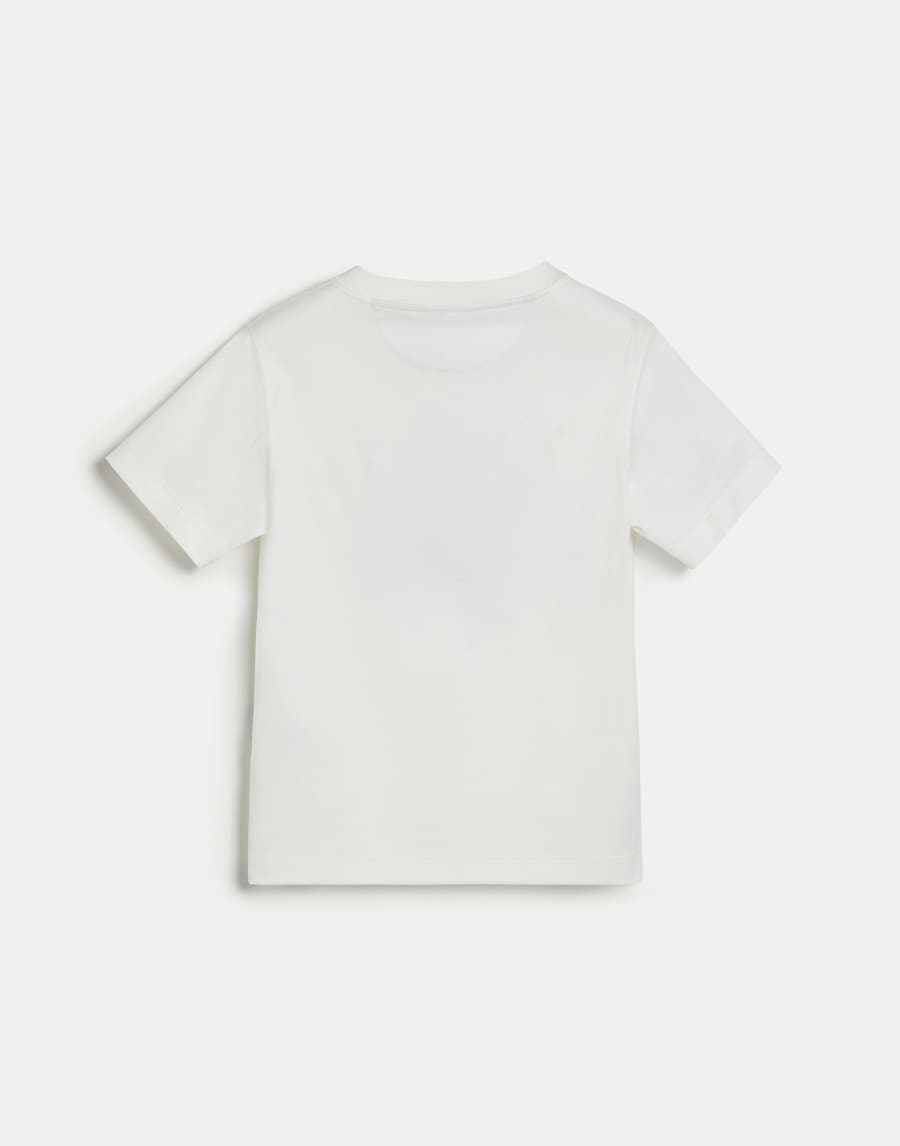 Camiseta con motivo Aire Celeste Niño - Brunello Cucinelli