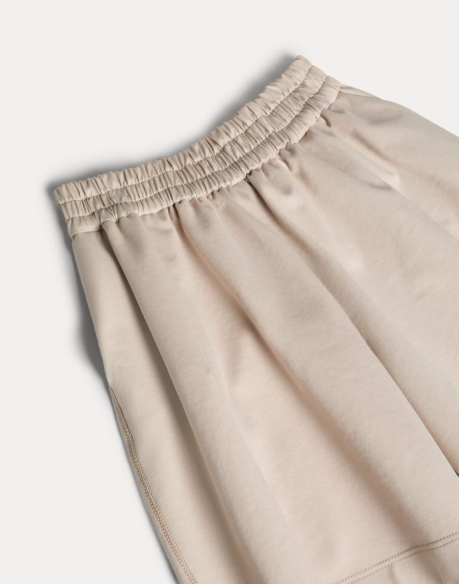 Couture interlock Bermuda shorts Beige Girls - Brunello Cucinelli