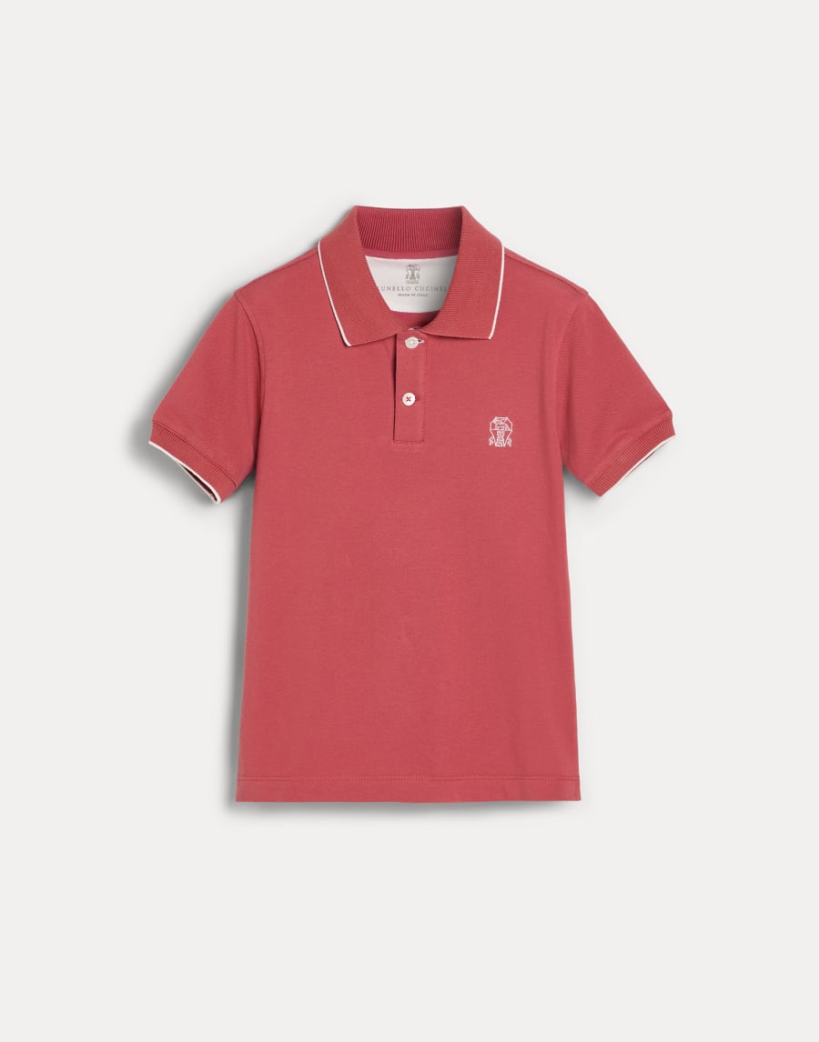 Polo de piqué Fresa Niño - Brunello Cucinelli