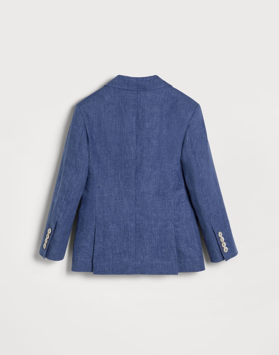 Délavé linen blazer Denim Boys - Brunello Cucinelli