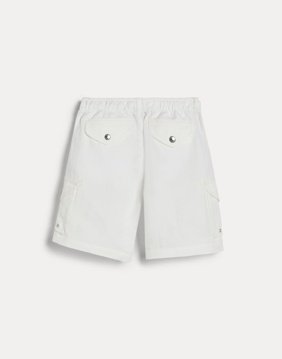 Bermuda shorts with drawstring and cargo pockets Snow Boys - Brunello Cucinelli