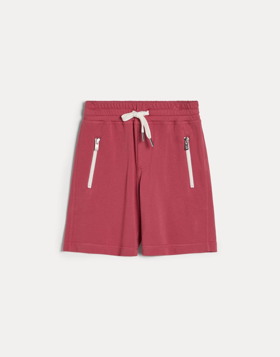 Bermuda shorts with drawstring Red Boys - Brunello Cucinelli