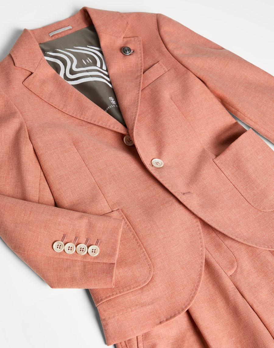 Suit with Bermuda shorts Apricot Boys - Brunello Cucinelli