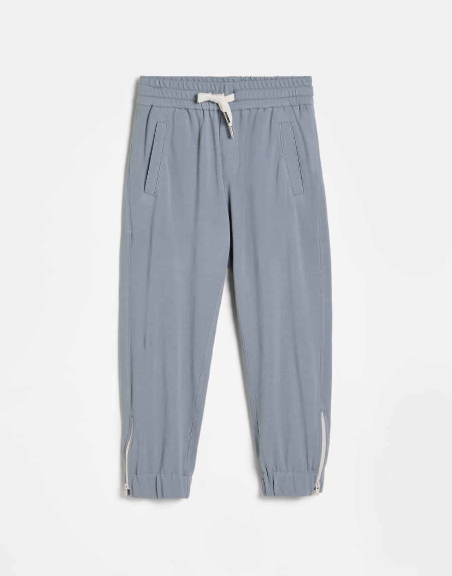 Pique Track trousers Slate Boys - Brunello Cucinelli