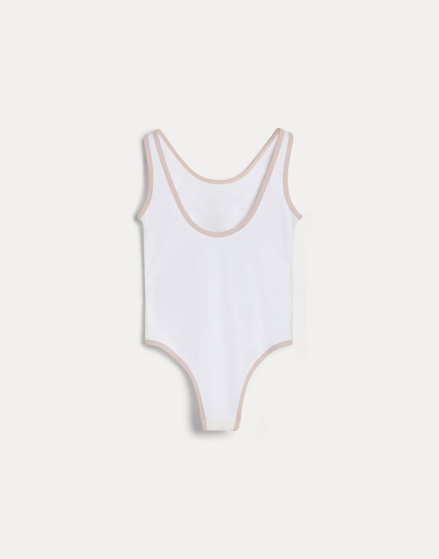 One-piece swimsuit with print White Girls - Brunello Cucinelli