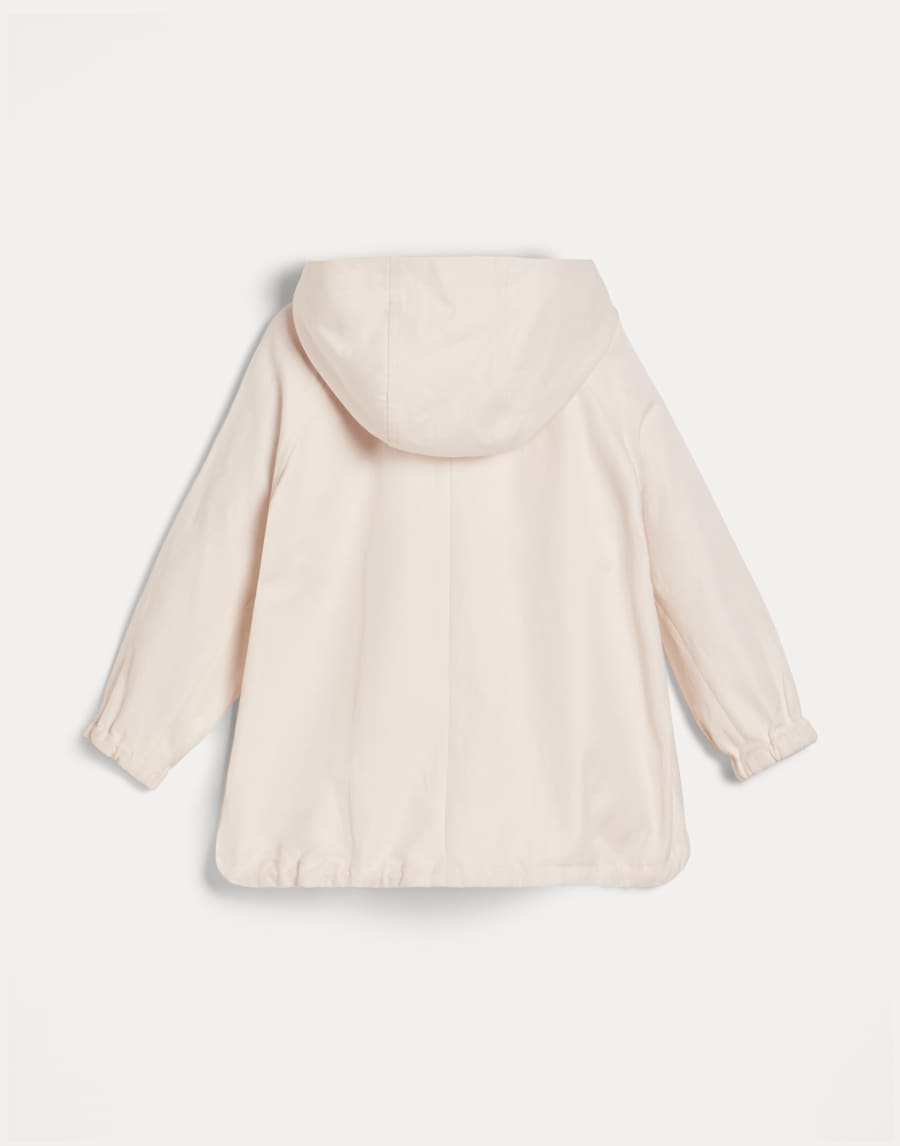 후드 아우터웨어 라이트 핑크 여아 - Brunello Cucinelli