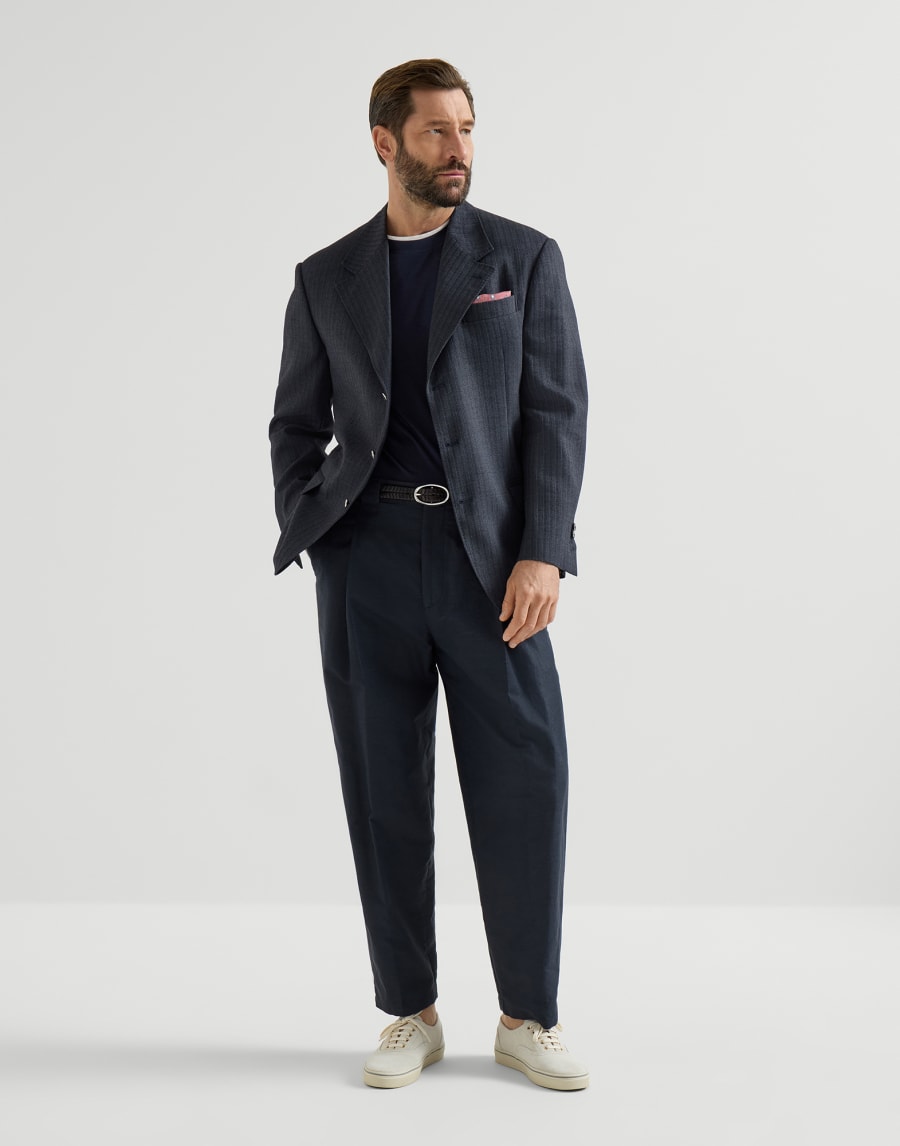 T-shirt effet superposition Cobalt Homme - Brunello Cucinelli