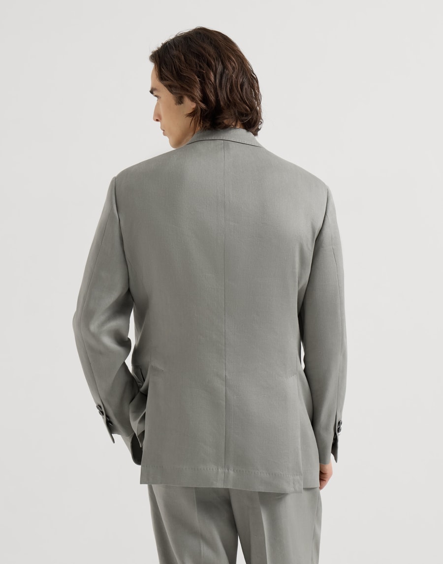 Gabardine blazer Khaki Man - Brunello Cucinelli