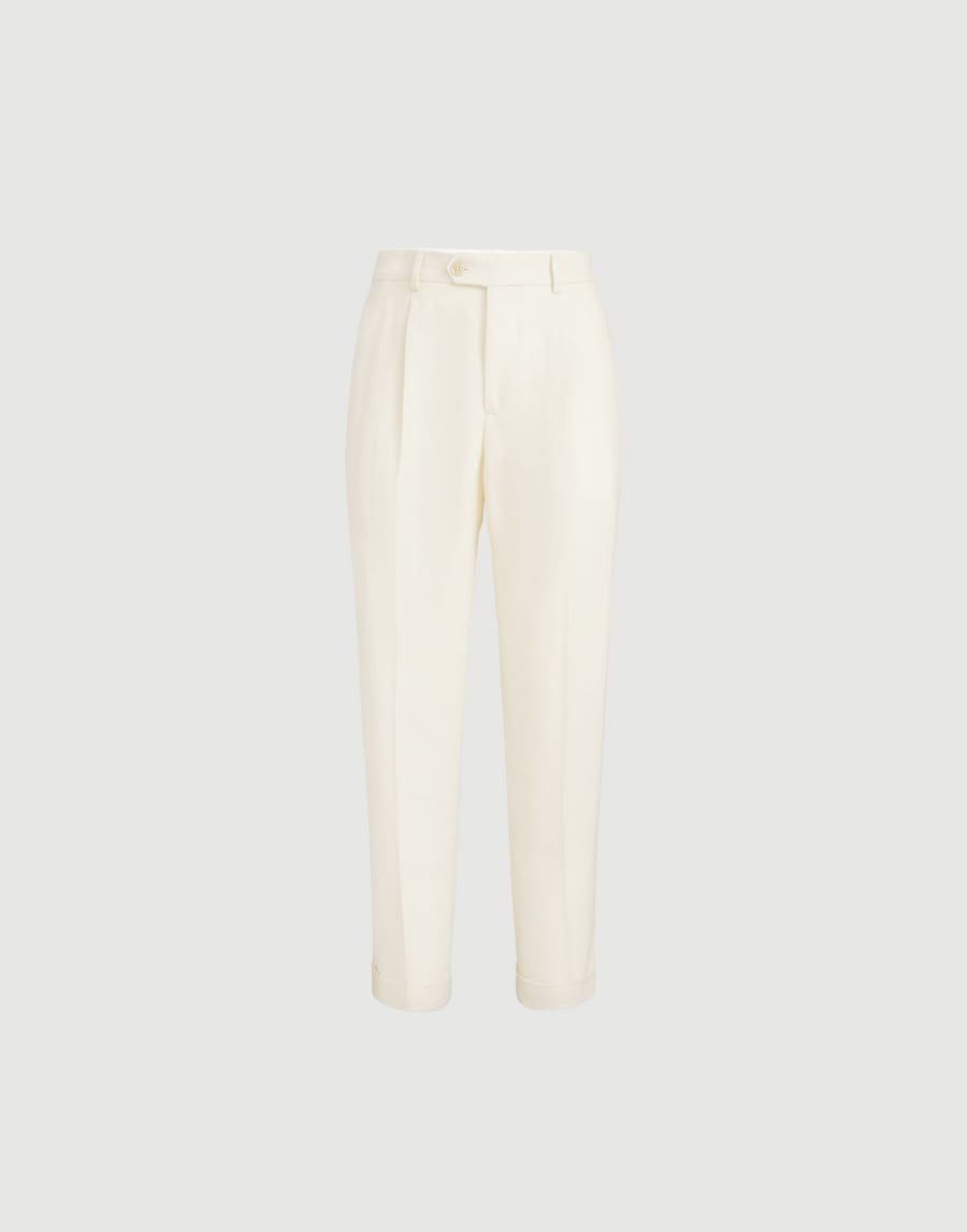 Trousers with pleats Off-White Man - Brunello Cucinelli