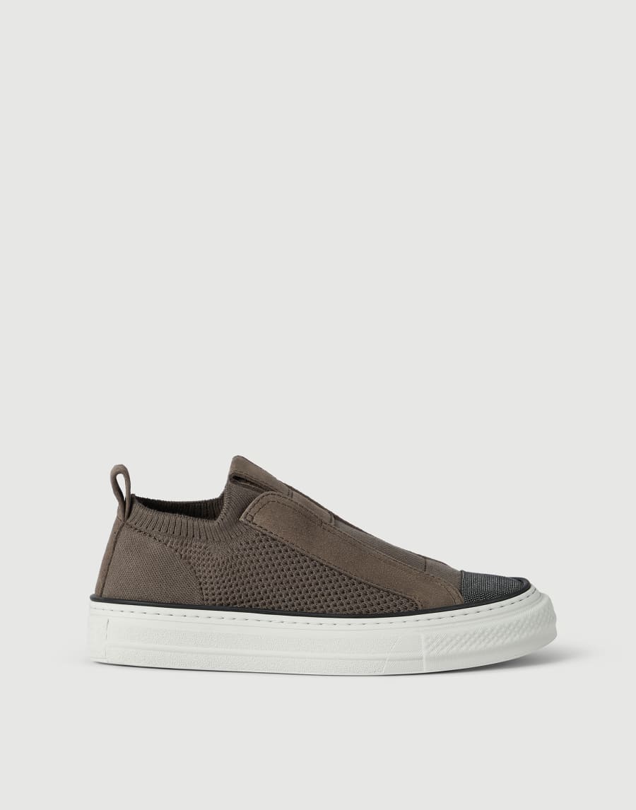 Slip-on sneakers Cocoa Woman - Brunello Cucinelli