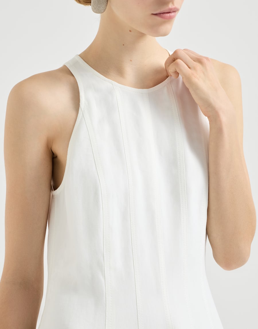 Fluid dress White Woman - Brunello Cucinelli